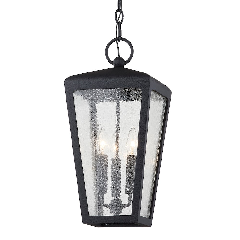 Mariden Exterior Lantern, Textured Iron. Picture 1
