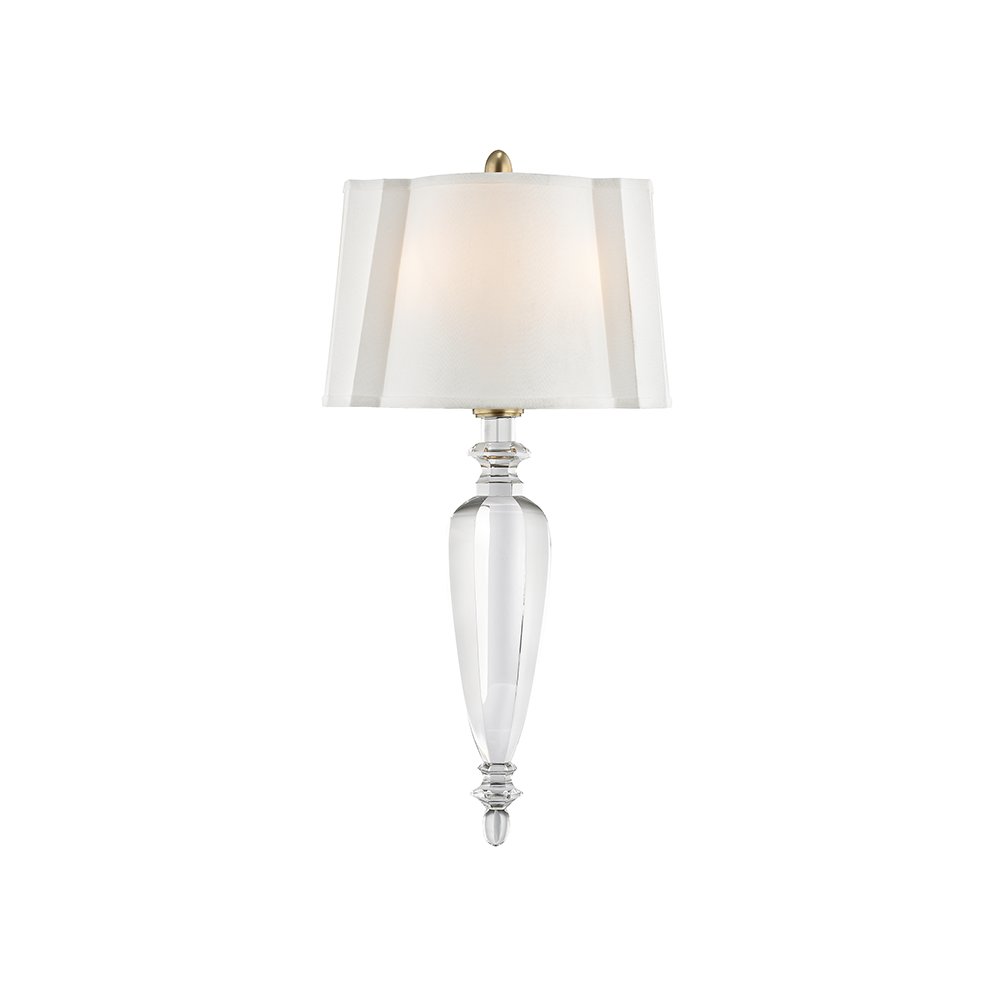 Tipton Wall Sconce, Aged Brass. Picture 1