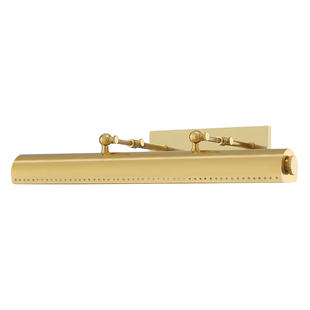 Hampshire Picture Light, Aged Brass. Picture 1