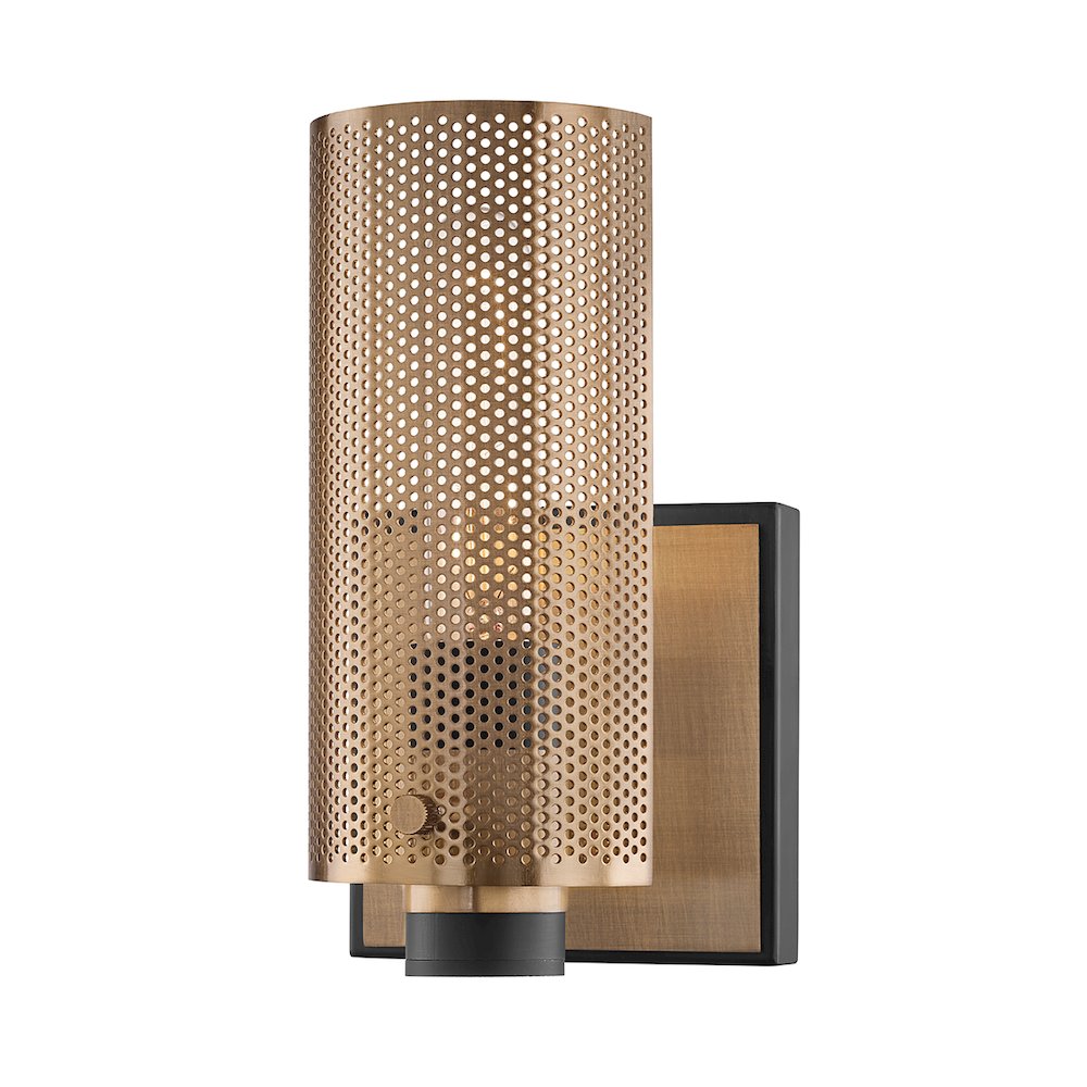 Pilsen Wall Sconce, Soft Off Black. Picture 1