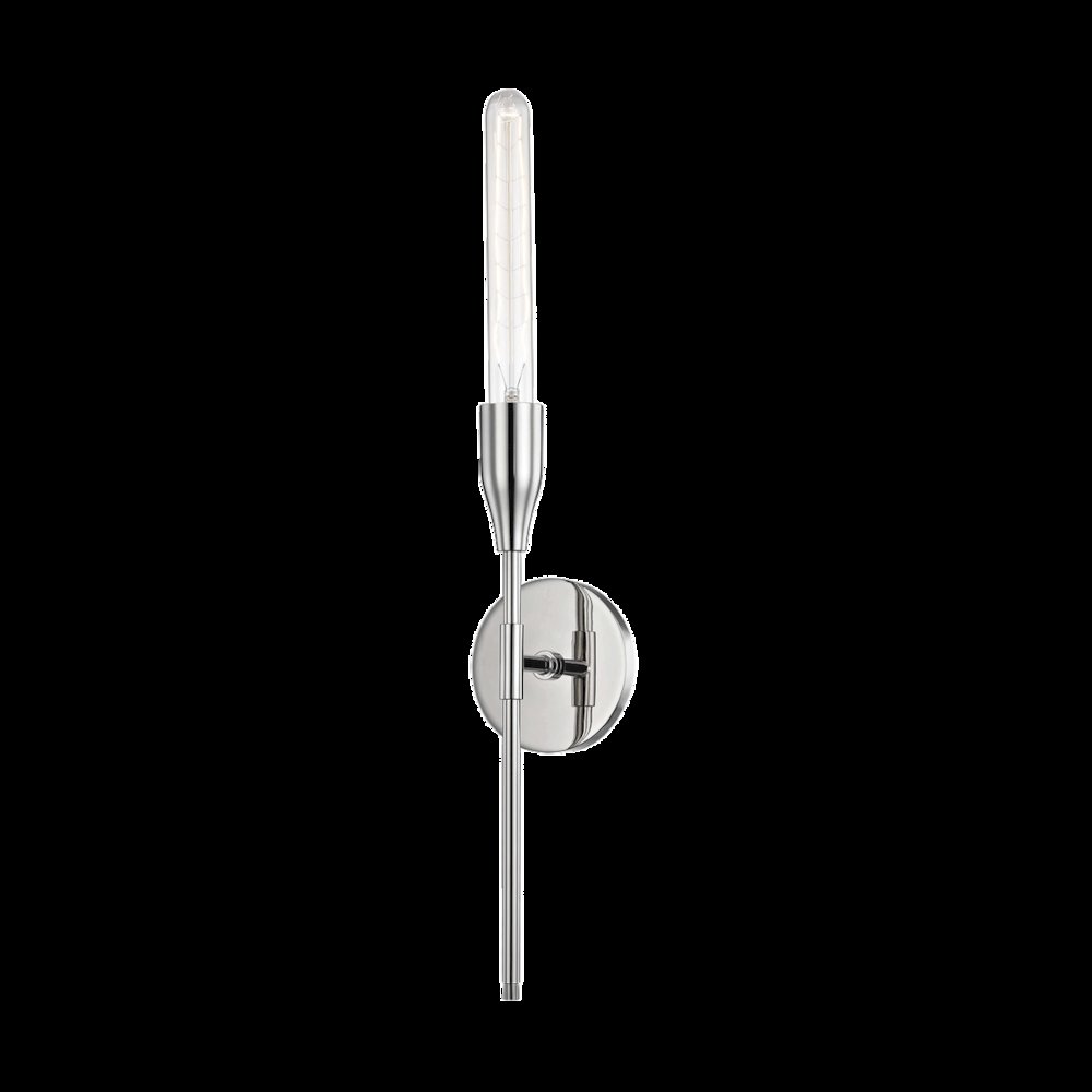 Tara Wall Sconce, Polished Nickel. Picture 1