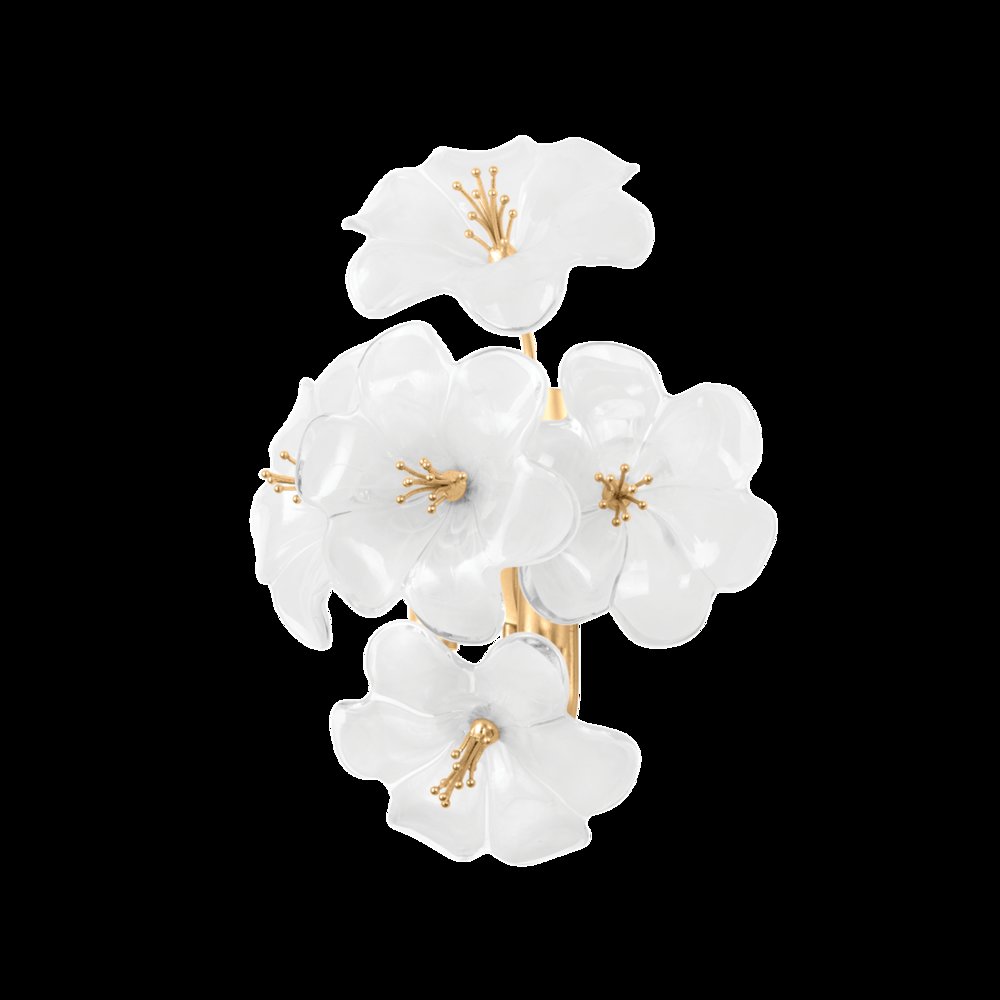 Hygea Wall Sconce, Gold Leaf. Picture 1