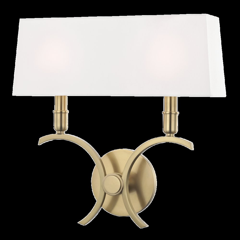 Gwen Wall Sconce, Aged Brass. Picture 1