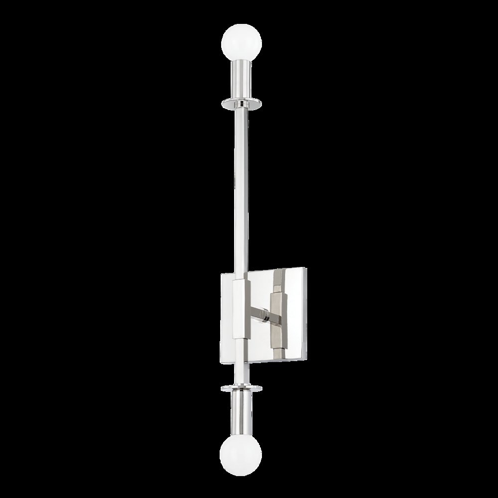 Milana Wall Sconce, Polished Nickel. Picture 1
