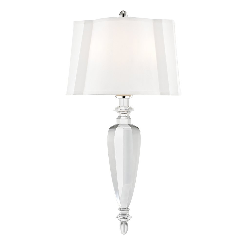 Tipton Wall Sconce, Polished Nickel. Picture 1