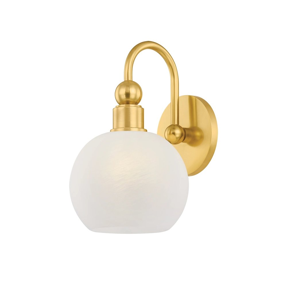 Wayne Wall Sconce In Aged Brass Color. Picture 2