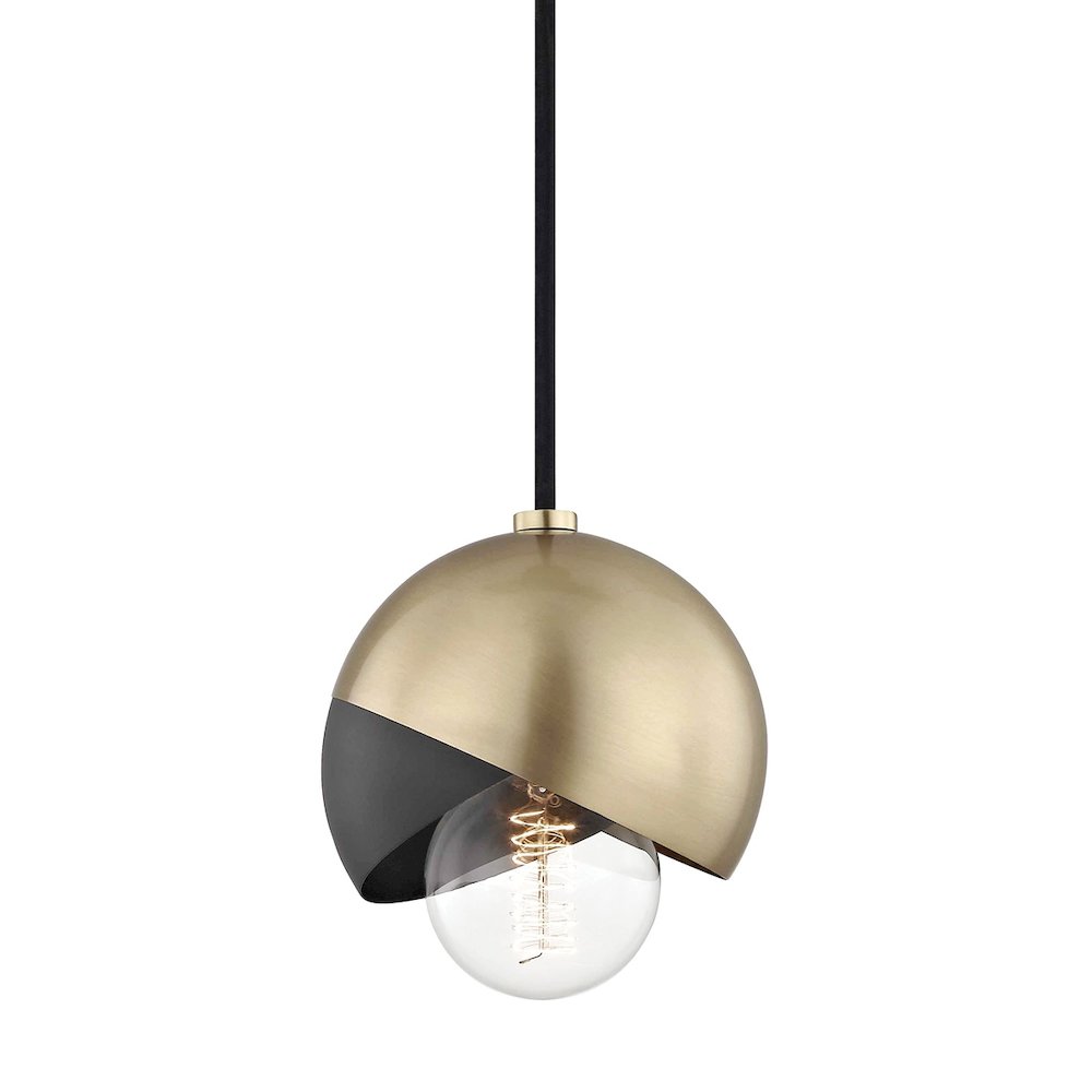 Hinsdale Wall Sconce In Aged Brass Color. Picture 3