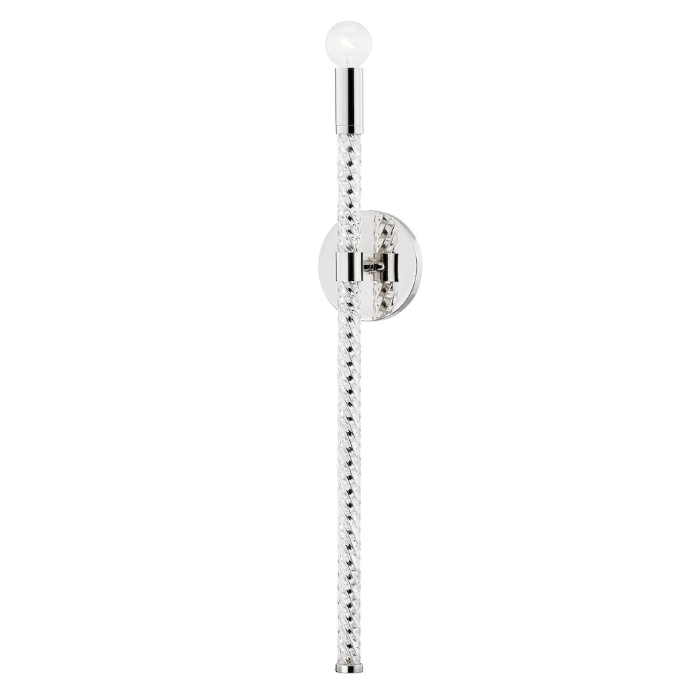 Pippin Wall Sconce In Polished Nickel Color. Picture 1