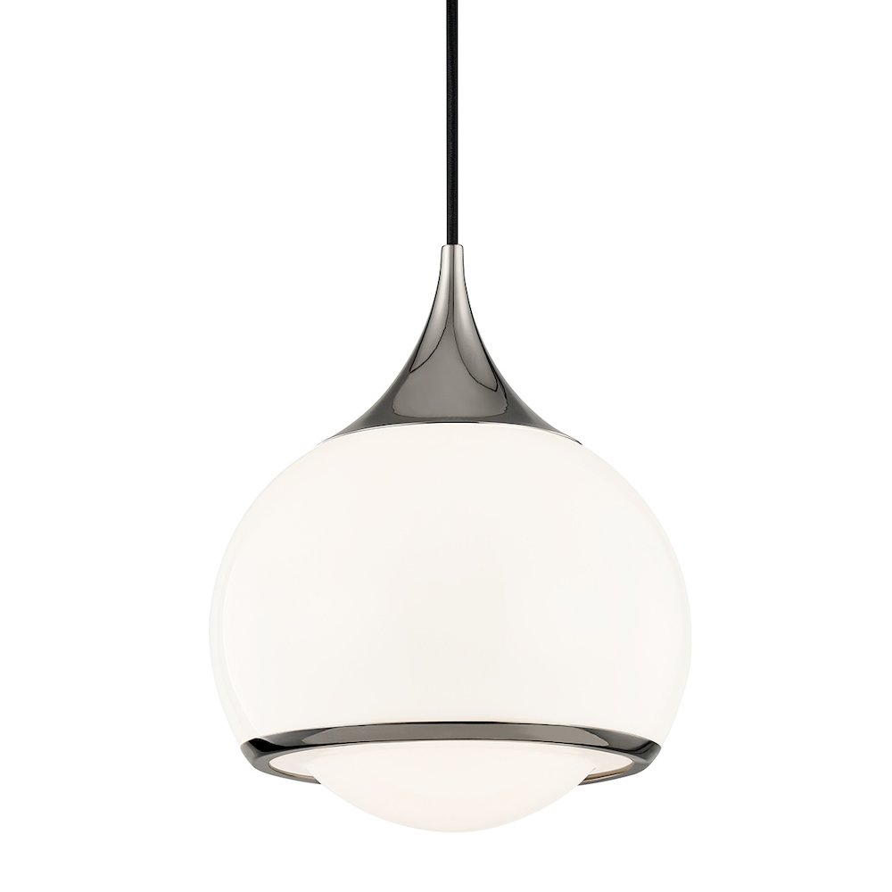 Reese Pendant In Polished Nickel Color. Picture 1