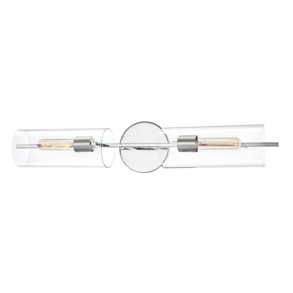 Ariel Wall Sconce In Polished Nickel Color. Picture 1