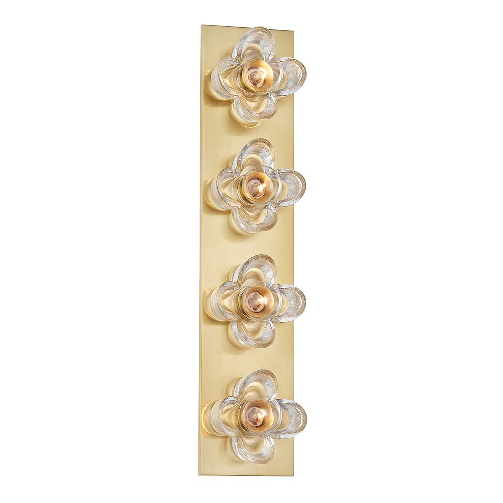 Shea Bath And Vanitywall Sconce In Aged Brass Color. Picture 1
