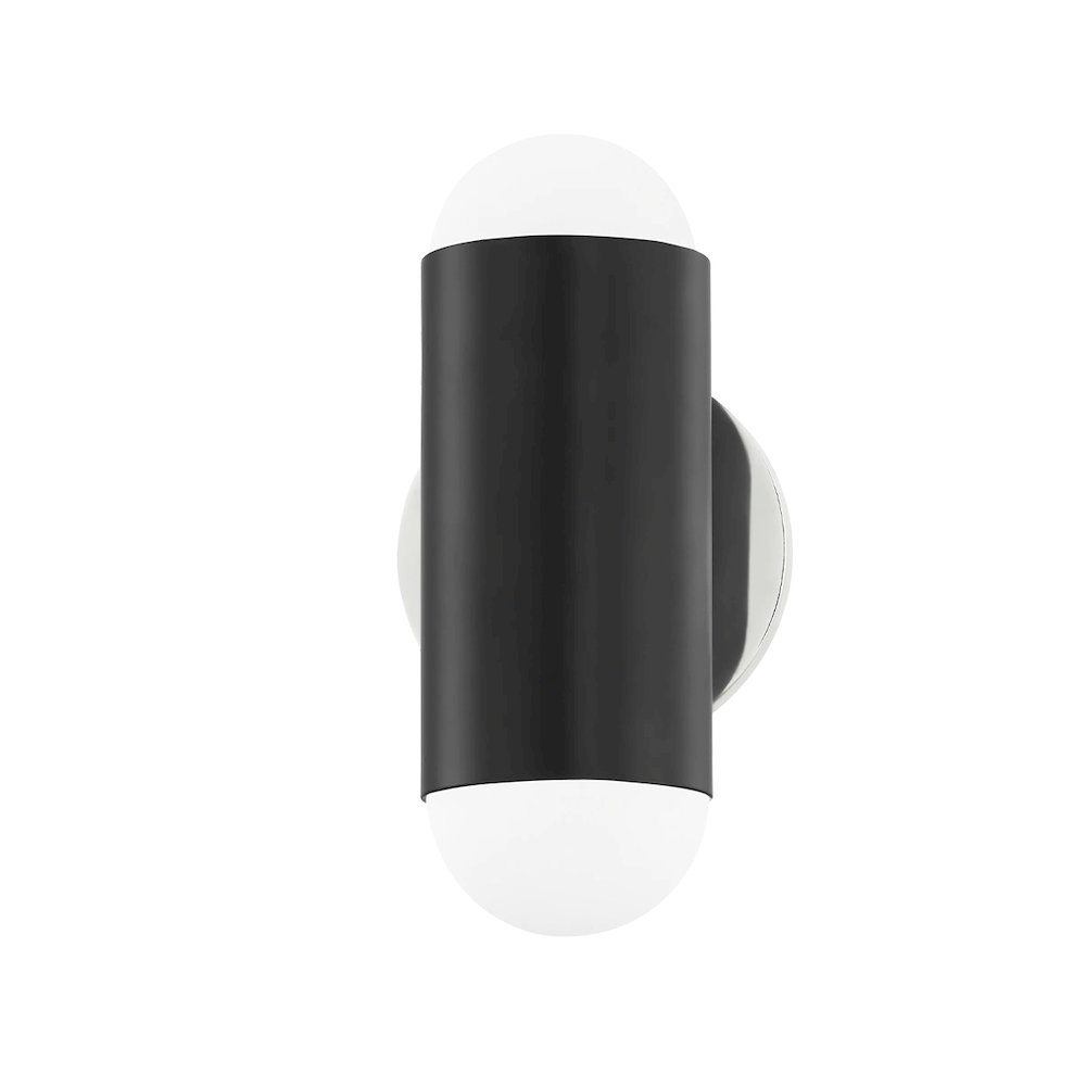 Saturn Wall Sconce In Polished Nickel Color. Picture 2