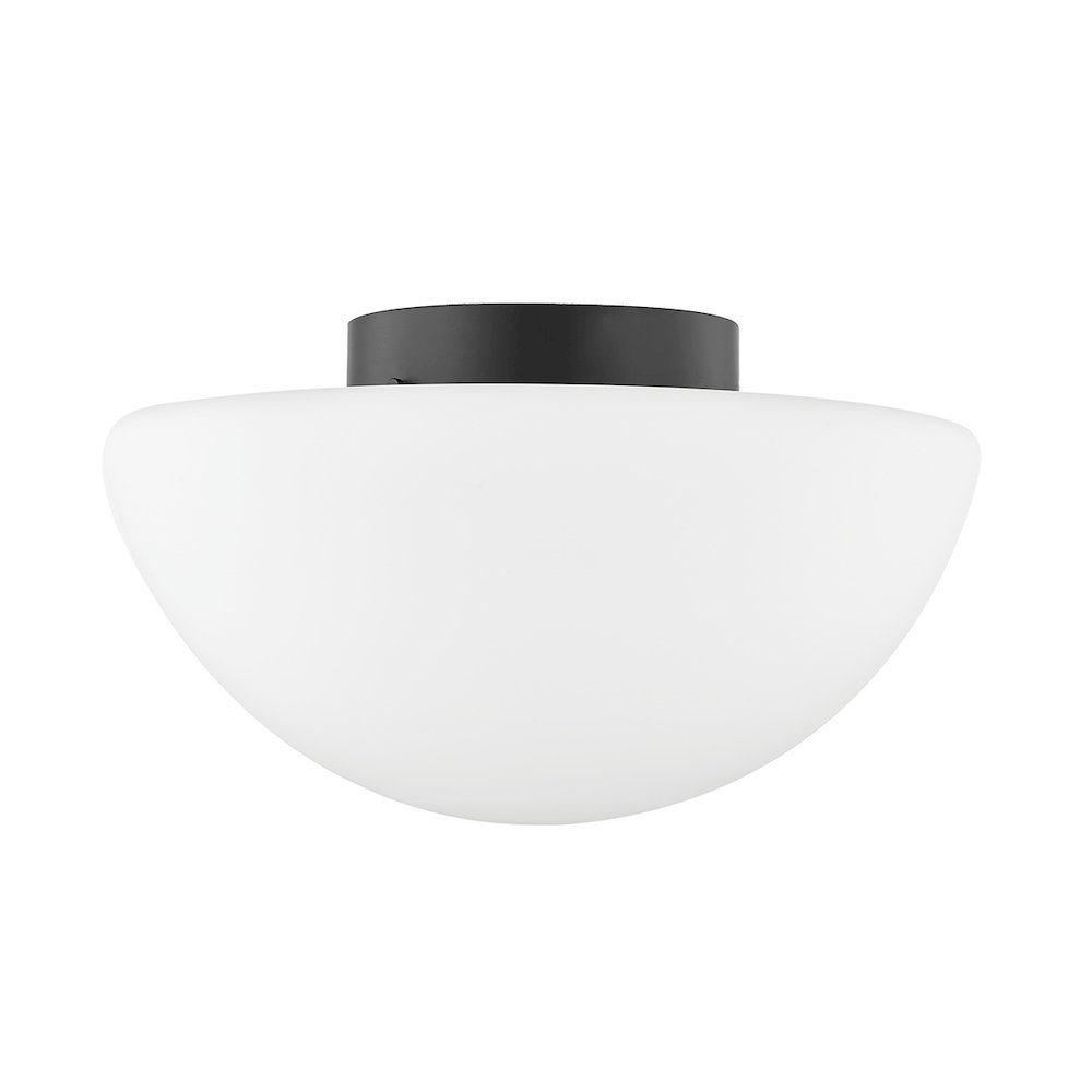 Andrea Flush Mount In Soft Black Color. Picture 1