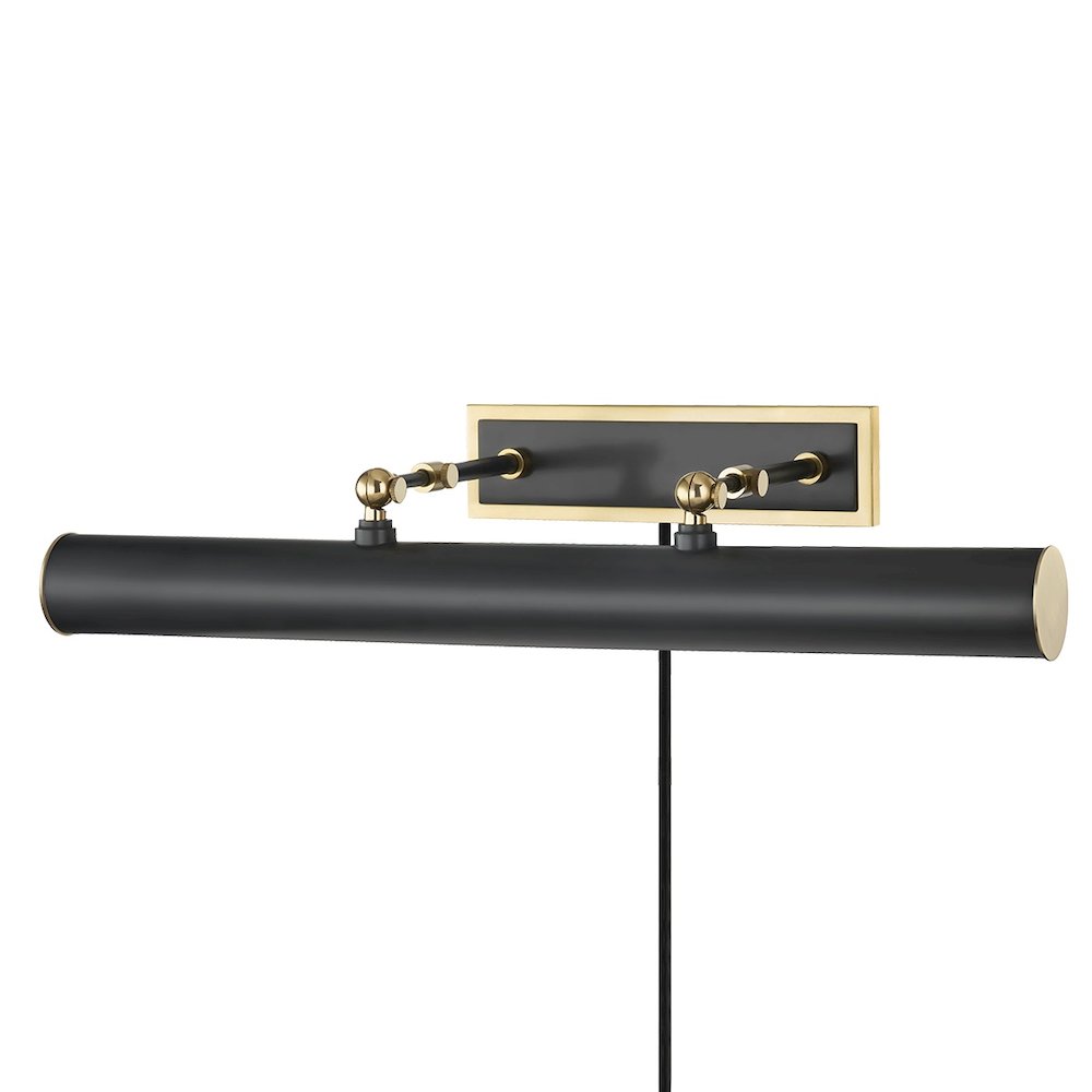 Holly Plug-In Picture Light In Aged Old Bronze Color. Picture 1