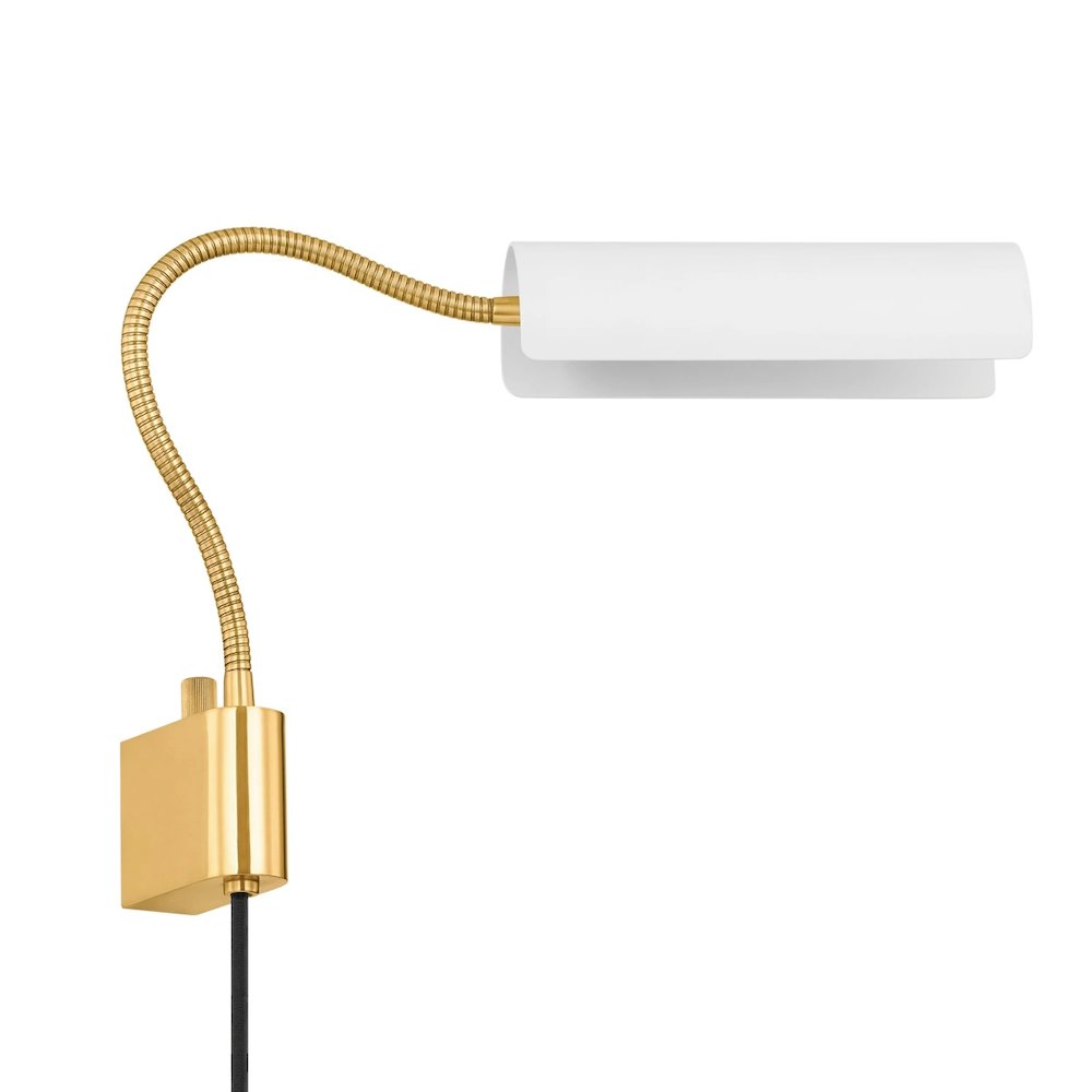 Bruckner Wall Sconce In Aged Brass Color. Picture 13