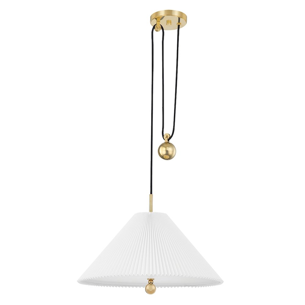 Jericho Wall Sconce In Aged Brass Color. Picture 5