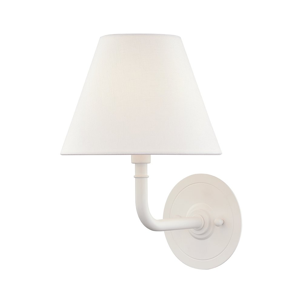 Signature No.1 Wall Sconce In White Color. Picture 1