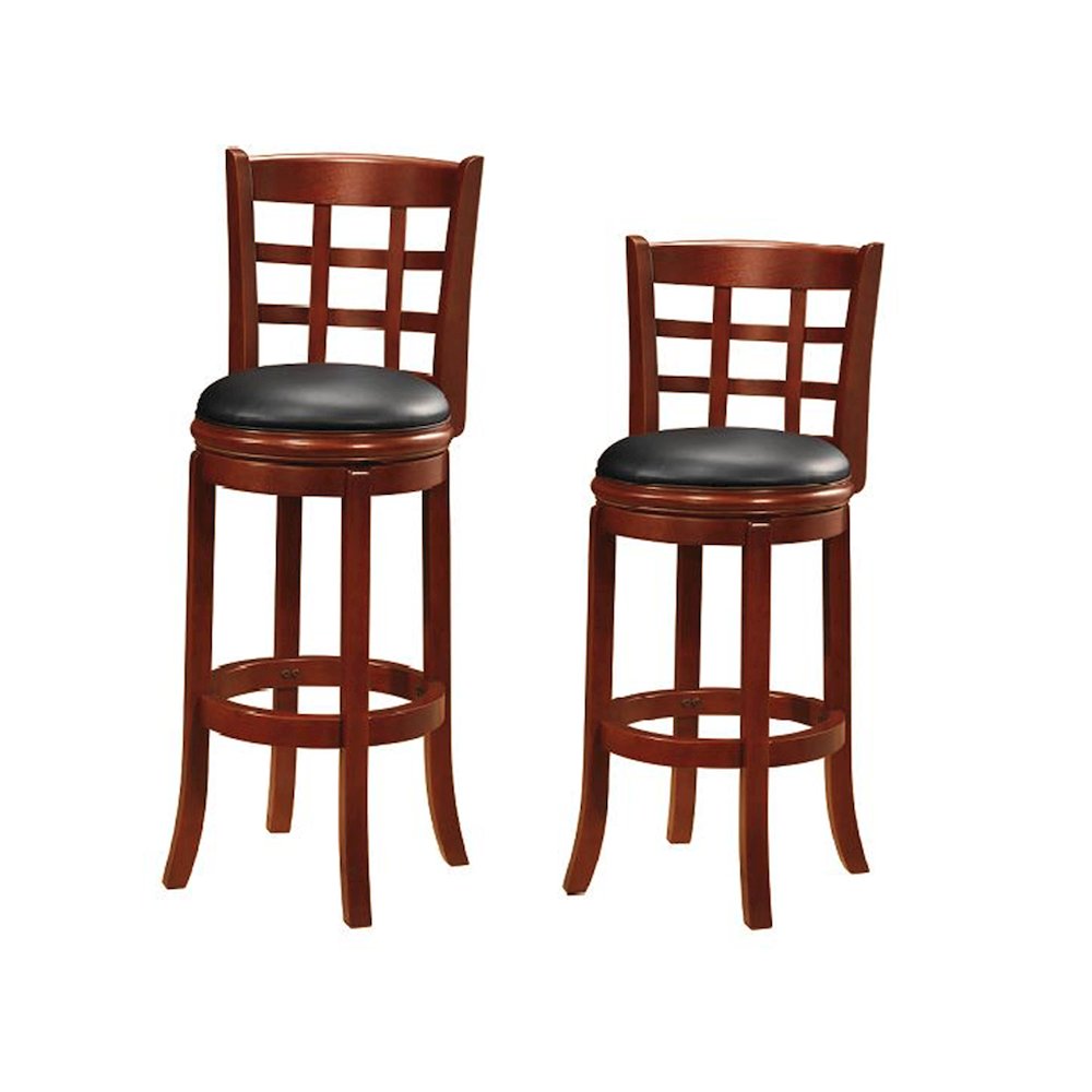 Kyoto Swivel Bar Stool - Cherry. Picture 2