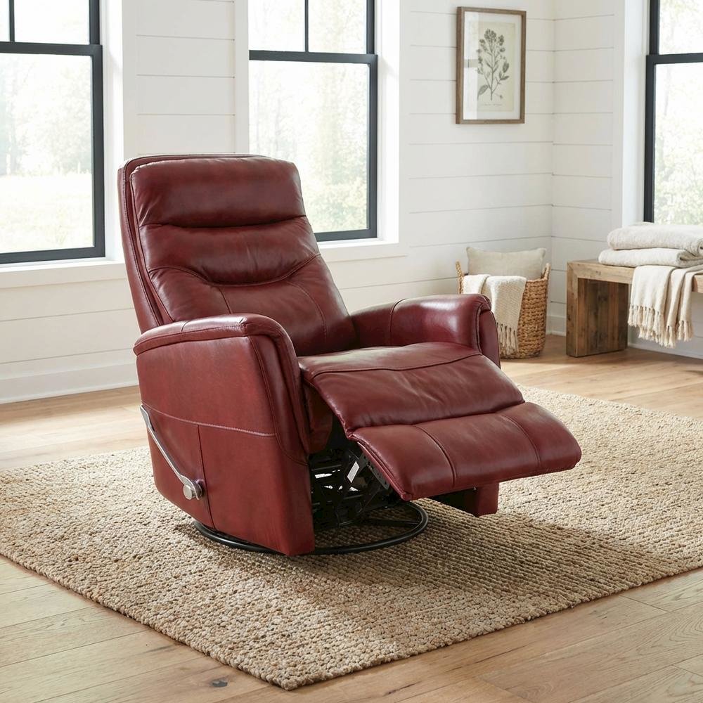 Gemini - Rouge Swivel Glider Recliner. Picture 2