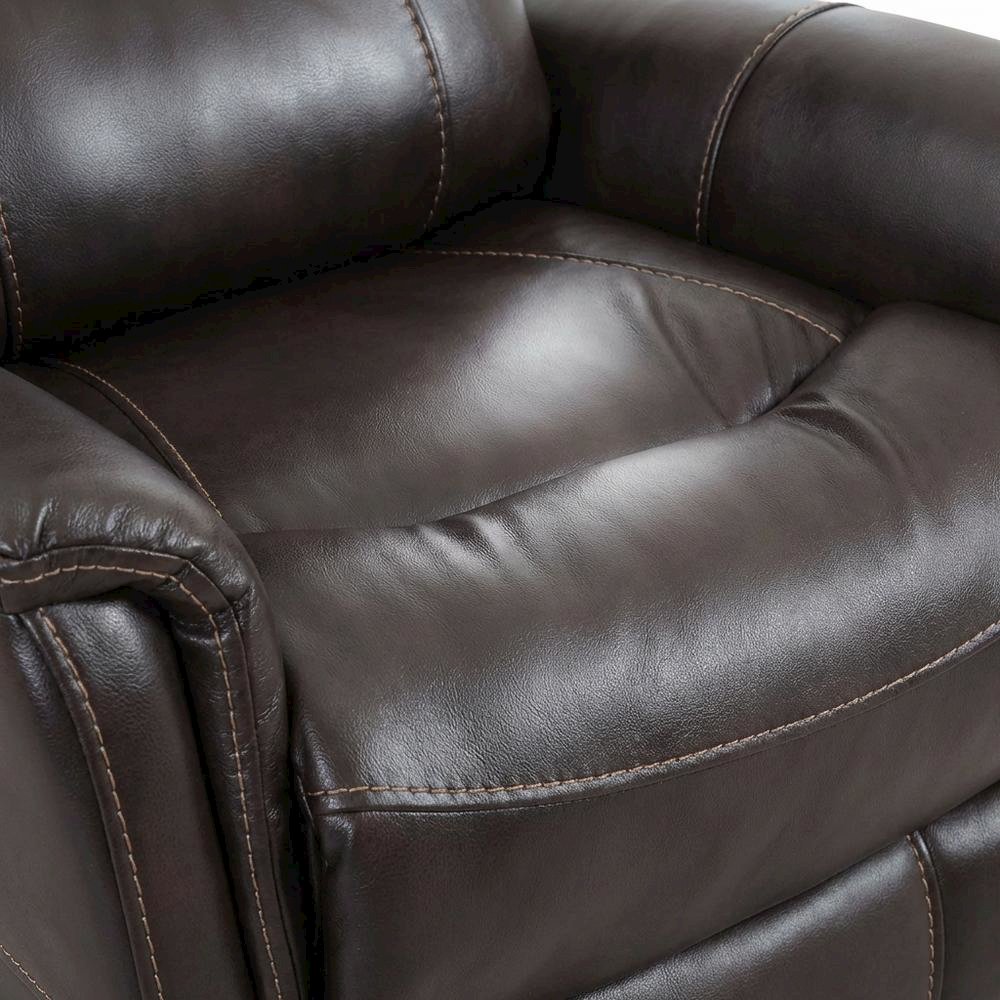 Gemini - Truffle Swivel Glider Recliner. Picture 7