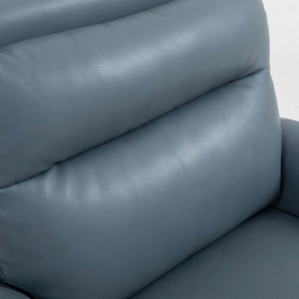 Gemini - Softy Azure Power Lift Recliner with Articulating Headrest Two Pack. Picture 14