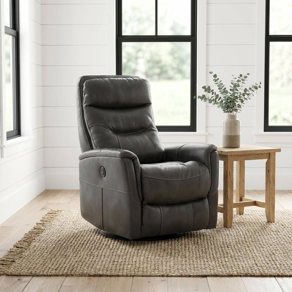 Gemini - Flint Power Swivel Glider Recliner Two Pack. Picture 2