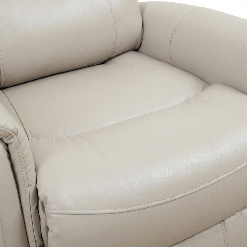 Gemini - Softy Ivory Power Lift Recliner with Articulating Headrest Two Pack. Picture 14