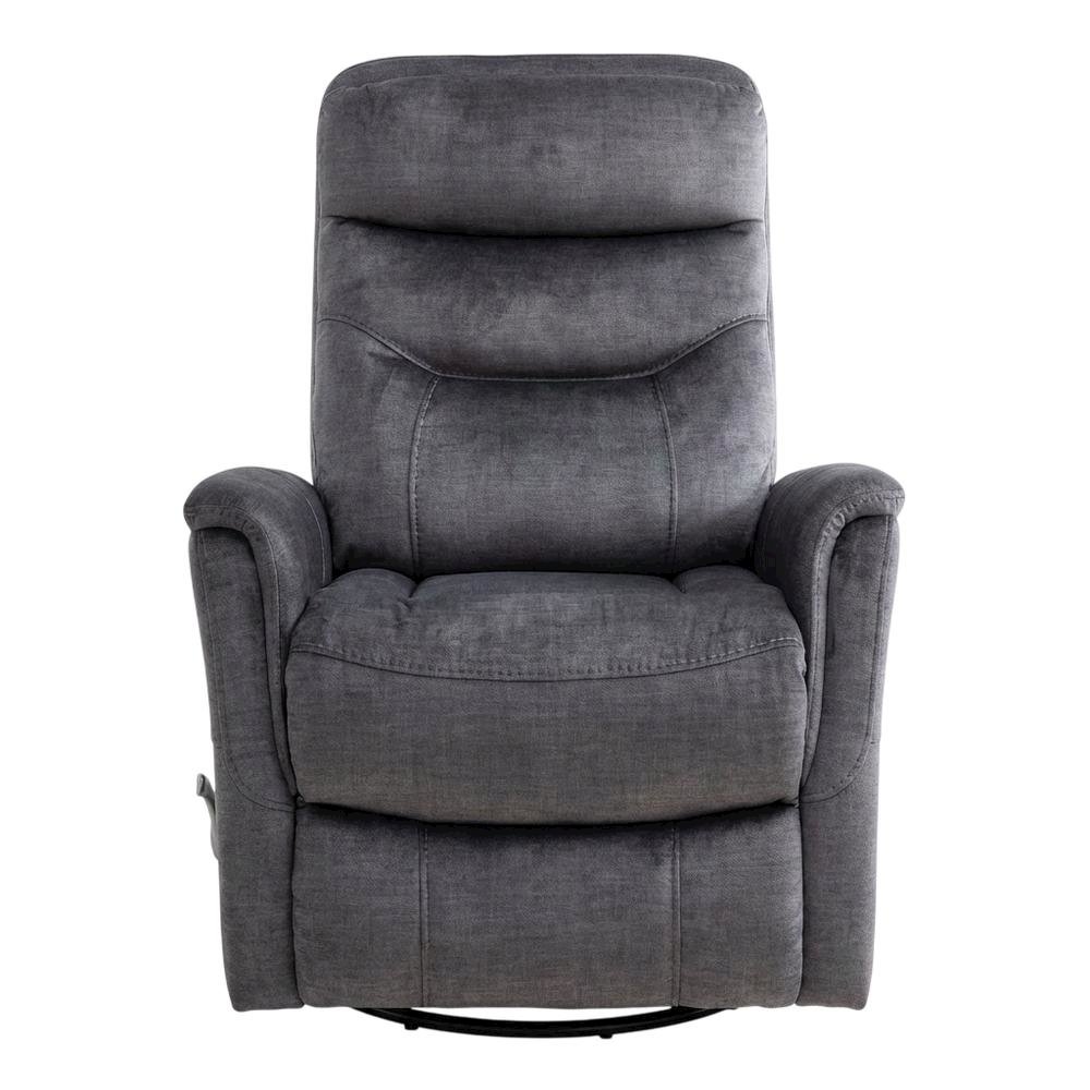 Gemini - Capri Charcoal Swivel Glider Recliner Two Pack. Picture 3