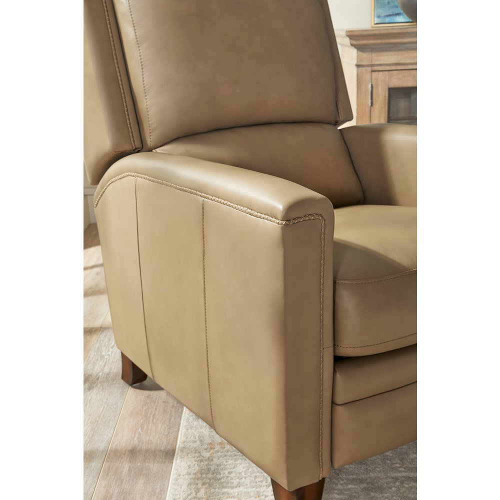 Connor - Luxe Latte Manual Recliner. Picture 8