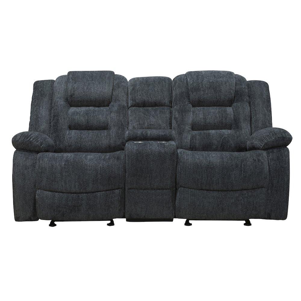 Bolton - Misty Storm Manual Glider Reclining Sofa and Loveseat. Picture 8