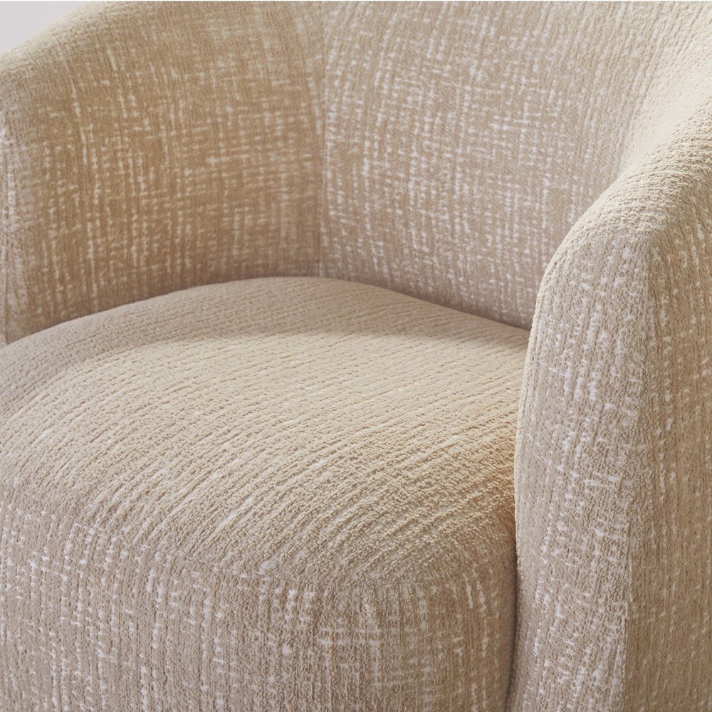 Tatum - Sand Dollar Swivel Accent Chair. Picture 7