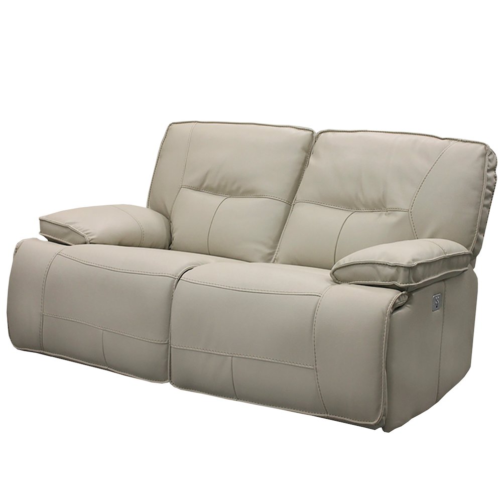 Spartacus - Oyster Power Reclining Sofa Loveseat and Recliner. Picture 3