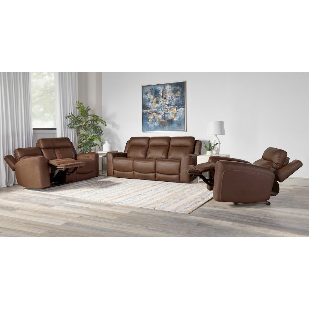 Calgary - Autumn Umber Power Recliner P2. Picture 5