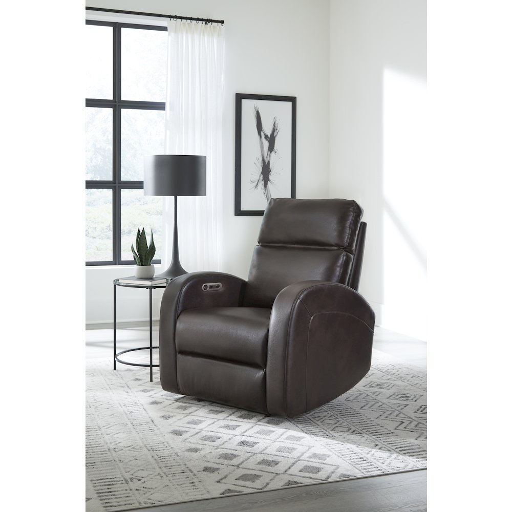 Devin - Pebble Brown Power Recliner. Picture 4