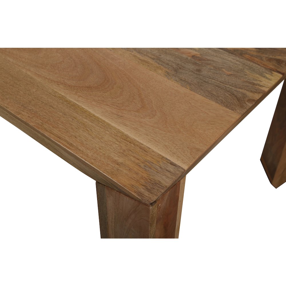 Downtown Dining 86 In. Rectangular Dining Table With 4 Upholstered Chairs. Picture 19