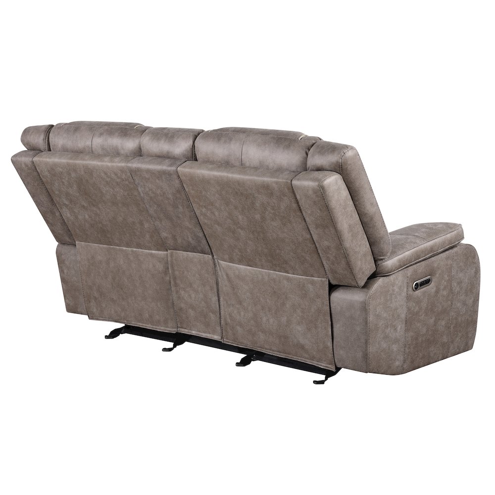 Blake - Desert Taupe Manual Reclining Sofa and Loveseat. Picture 11