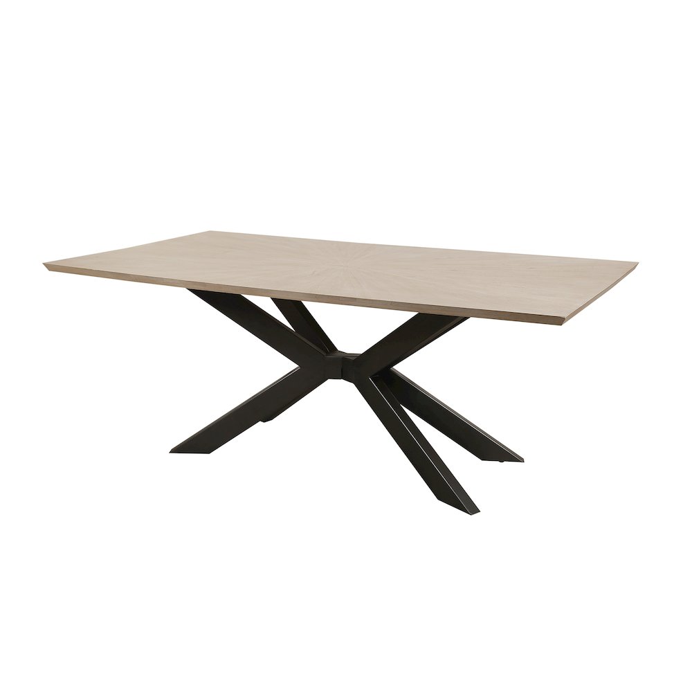 Monaco Dining 86 In. Rectangular Dining Table With 4 Upholstered Chairs. Picture 2