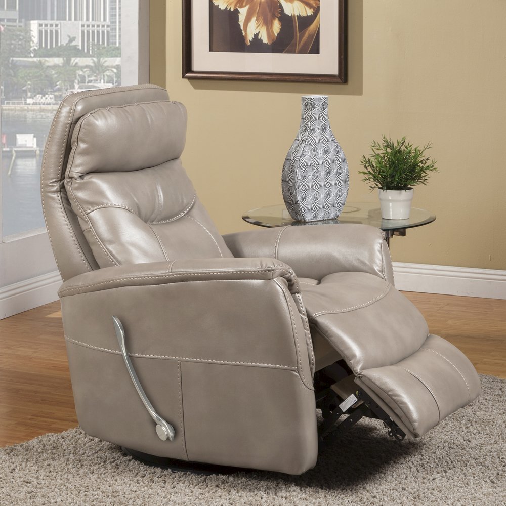 Gemini - Linen Swivel Glider Recliner. Picture 10