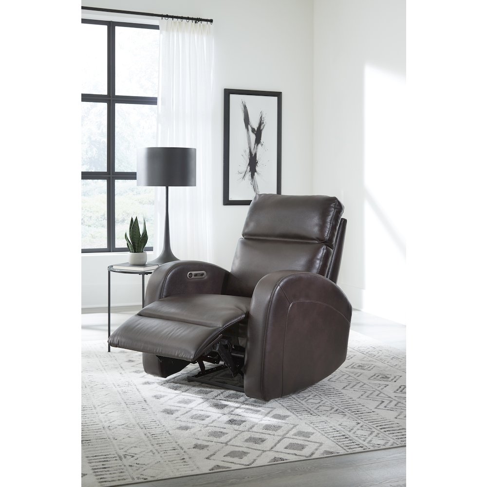 Devin - Pebble Brown Power Recliner. Picture 5