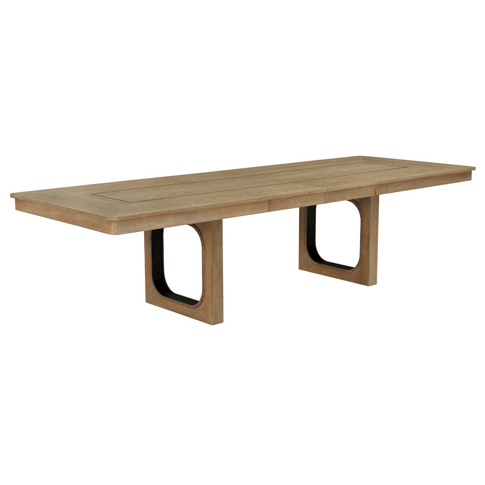 Dining 84" Rectangular Table with console & 8 caster chairs. Picture 2