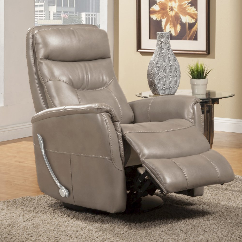Gemini - Linen Swivel Glider Recliner. Picture 9