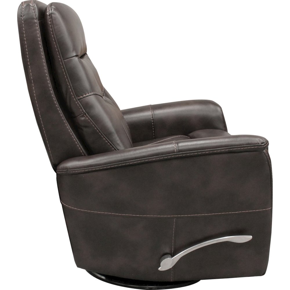 Gemini - Truffle Swivel Glider Recliner. Picture 4