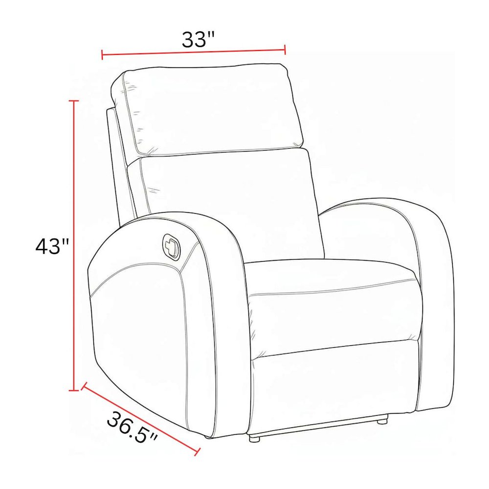 Devin - Pebble Grey Manual Recliner Two Pack. Picture 7
