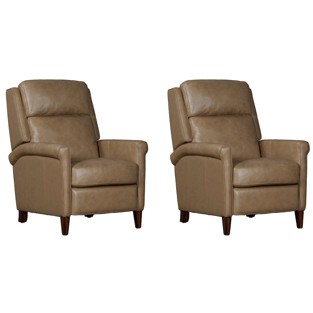 Northfield - Lotus Cream Power Cordless High Leg Recliner P2 Two Pack. Picture 1