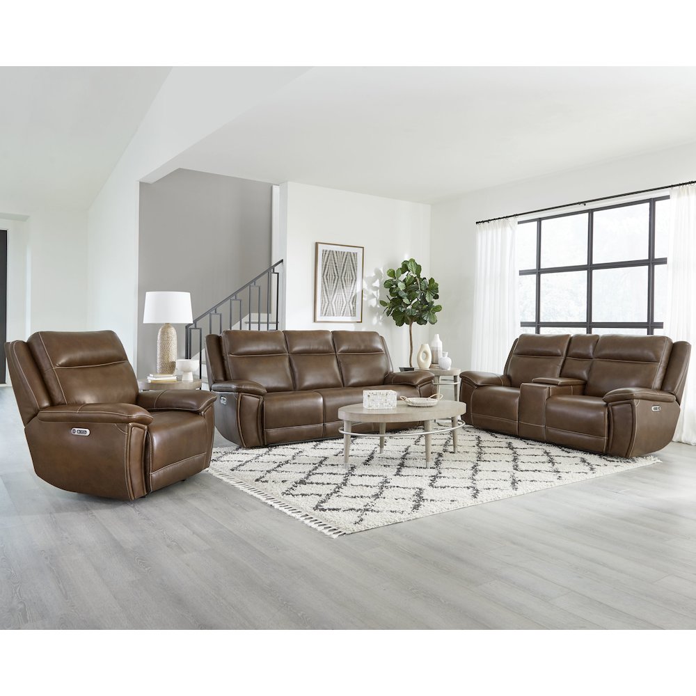 Jameson - Hickory Power Zero Gravity Recliner Two Pack. Picture 13