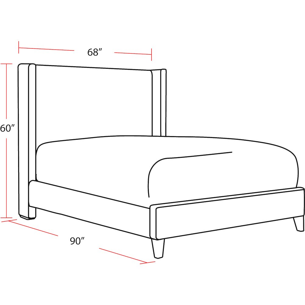 Angel - Himalaya Ivory Queen Bed. Picture 4