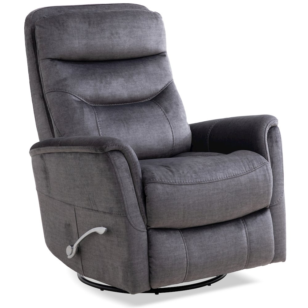 Gemini - Capri Charcoal Swivel Glider Recliner. Picture 1