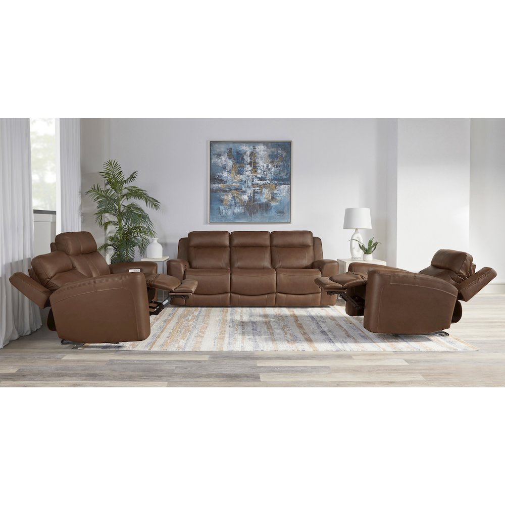 Calgary - Autumn Umber Power Recliner P2. Picture 6