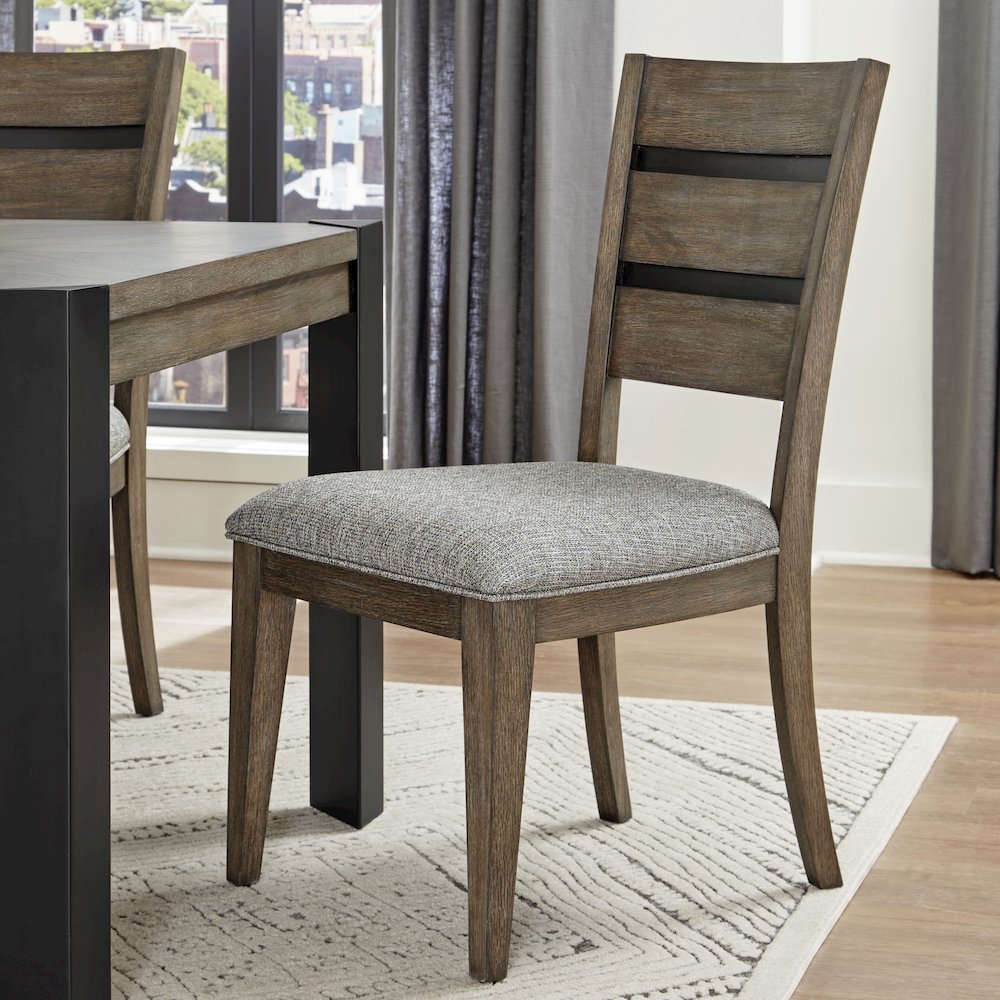 Cedar Fork - Dining 78 in. with 6 ladderback chairs. Picture 12
