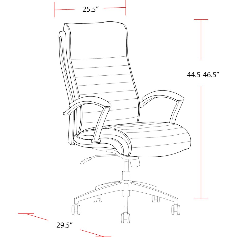 Leather Desk Chair. Picture 10